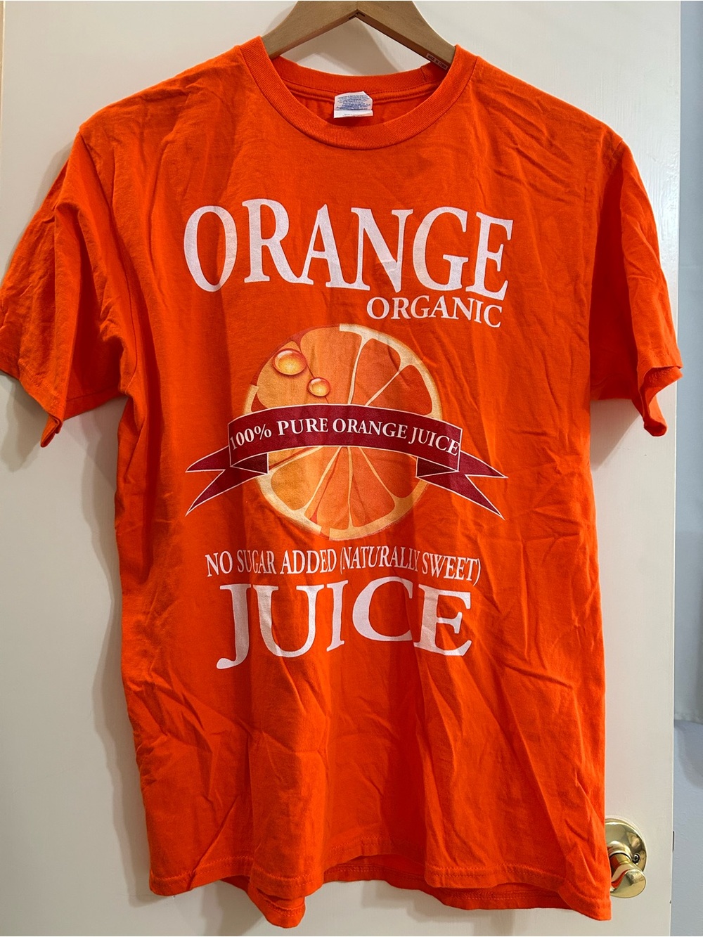 Organic Orange Juice Men’s Graphic Tee 🍊